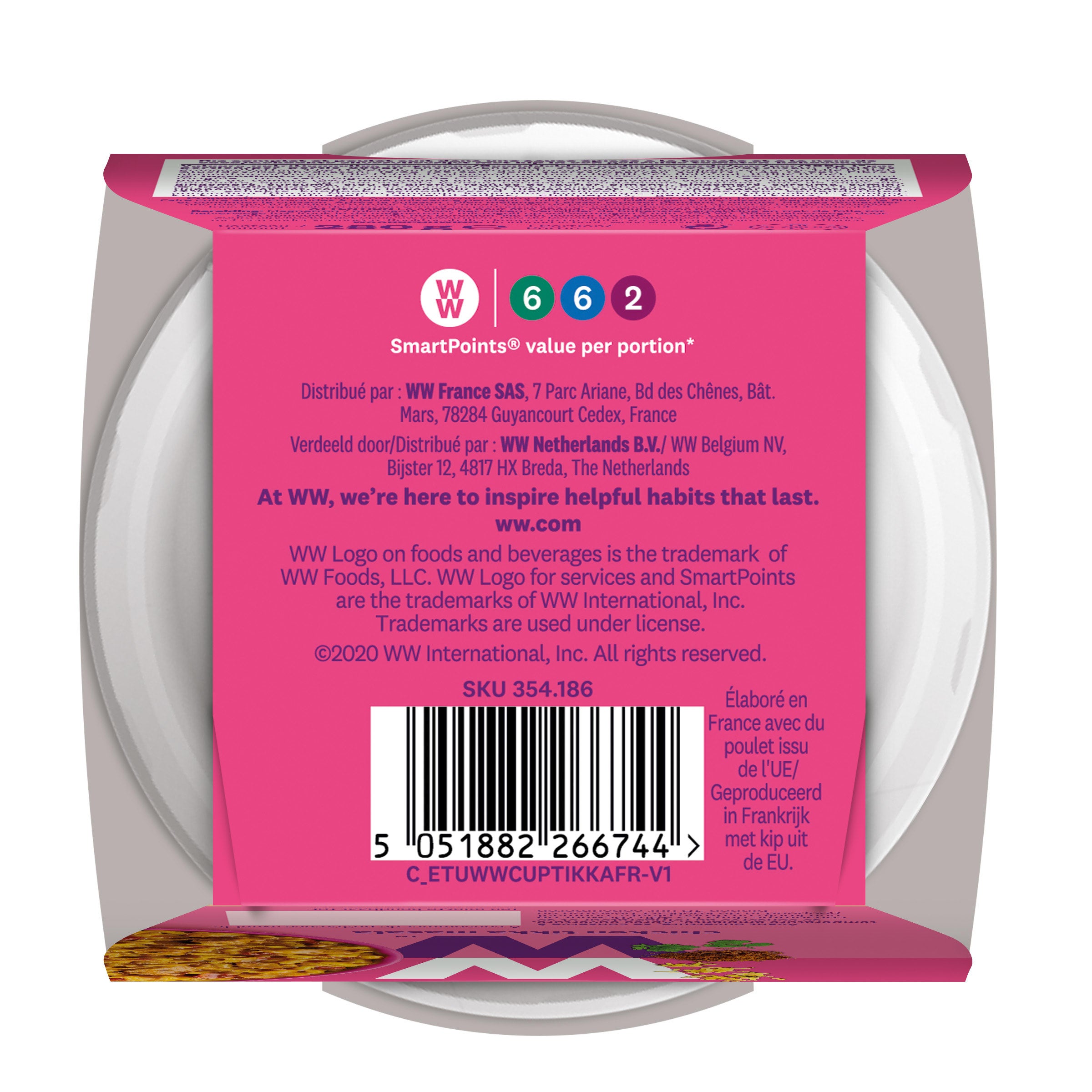 Poulet Tikka Masala Boutique Ww Magasin Weight Watchers En Ligne